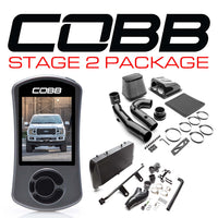 Cobb 18-20 Ford F-150 2.7L Stage 2 Redline CF Power Package - Black 