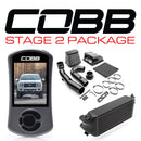 Cobb 18-20 Ford F-150 2.7L Stage 2 Redline CF Power Package - Black (Factory Loc I/C)