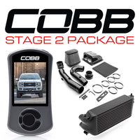 Cobb 18-20 Ford F-150 2.7L Stage 2 Redline CF Power Package - Black (Factory Loc I/C)