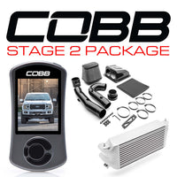 Cobb 18-20 Ford F-150 2.7L Stage 2 Redline CF Power Package - Silver (Factory Loc. I/C)