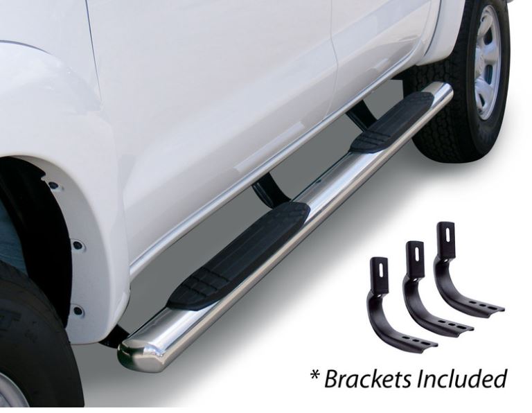 Go Rhino 2022+ Toyota Tundra Crew Max 4dr 4in. OE Xtreme Complete Kit w/Sidesteps + Brkts - Polished (684443587PS)