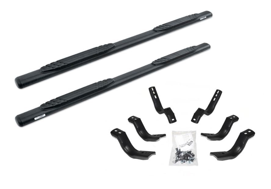 Go Rhino 2022+ Toyota Tundra Crew Max 4dr 4in. OE Xtreme Complete Kit w/Sidesteps + Brkts - Tex. Blk (684443587T)