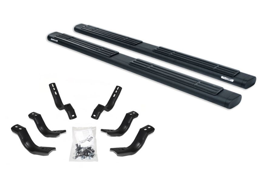 Go Rhino 2022 Toyota Tundra Crew Max 4dr 6in. OE Xtreme Complete Kit w/SideSteps + Brkts - Tex. Blk (686443587T)