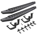 Kit Go Rhino 2022 Toyota Tundra Crew Max con estribo RB20 + soportes + 4 escalones de caída RB20 - Tex. Blk
