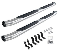 Go Rhino 2022 Toyota Tundra DC 4 puertas 5 pulgadas. Kit compuesto OE Xtreme con escalones laterales + soportes - Cromo