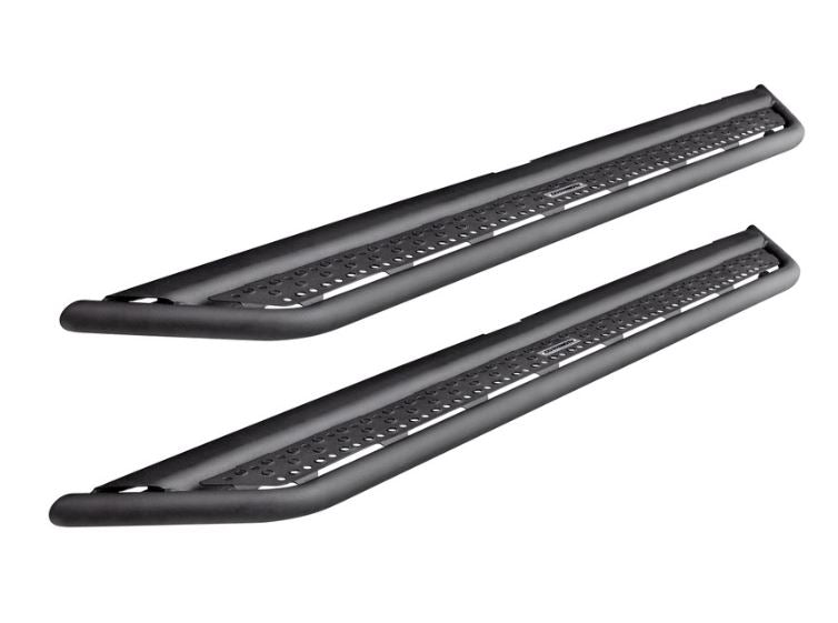 Go Rhino 2022+ Toyota Tundra DC 4dr Dominator Extreme D6 SideSteps Kit w/SideStep + Brkts - Tex. Blk (D64435T)
