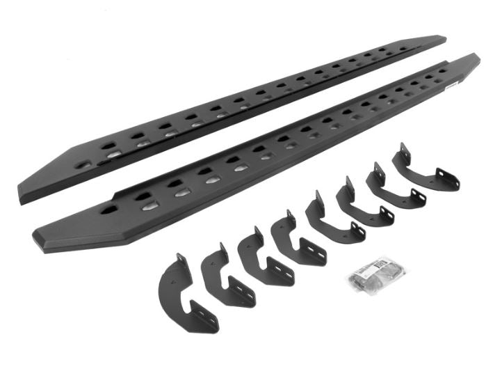Go Rhino 2022+ Toyota Tundra DC 4dr RB20 Slim Kit w/RB20 Slim Running Board + Brkts - Tex. Blk (69443580SPC)