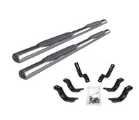 Go Rhino 2022+ Toyota Tundra Double Cab 4dr 4in. 1000 Series Kit w/Sidestep + Brkts - Polished (104443580PS)