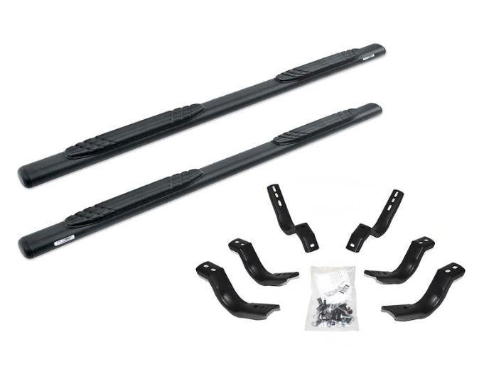 Go Rhino 2022 Toyota Tundra Double Cab 4dr 4in. OE Xtreme Kit w/Sidesteps + Brkts - Tex. Blk (684443580T)