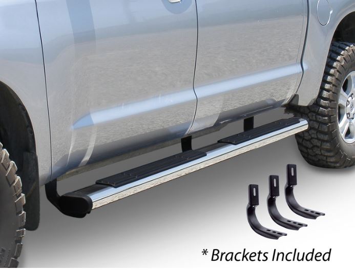 Go Rhino 2022+ Toyota Tundra Double Cab 4dr 6in. OE Xtreme Kit w/SideSteps + Brkts - Polished (686443580PS)