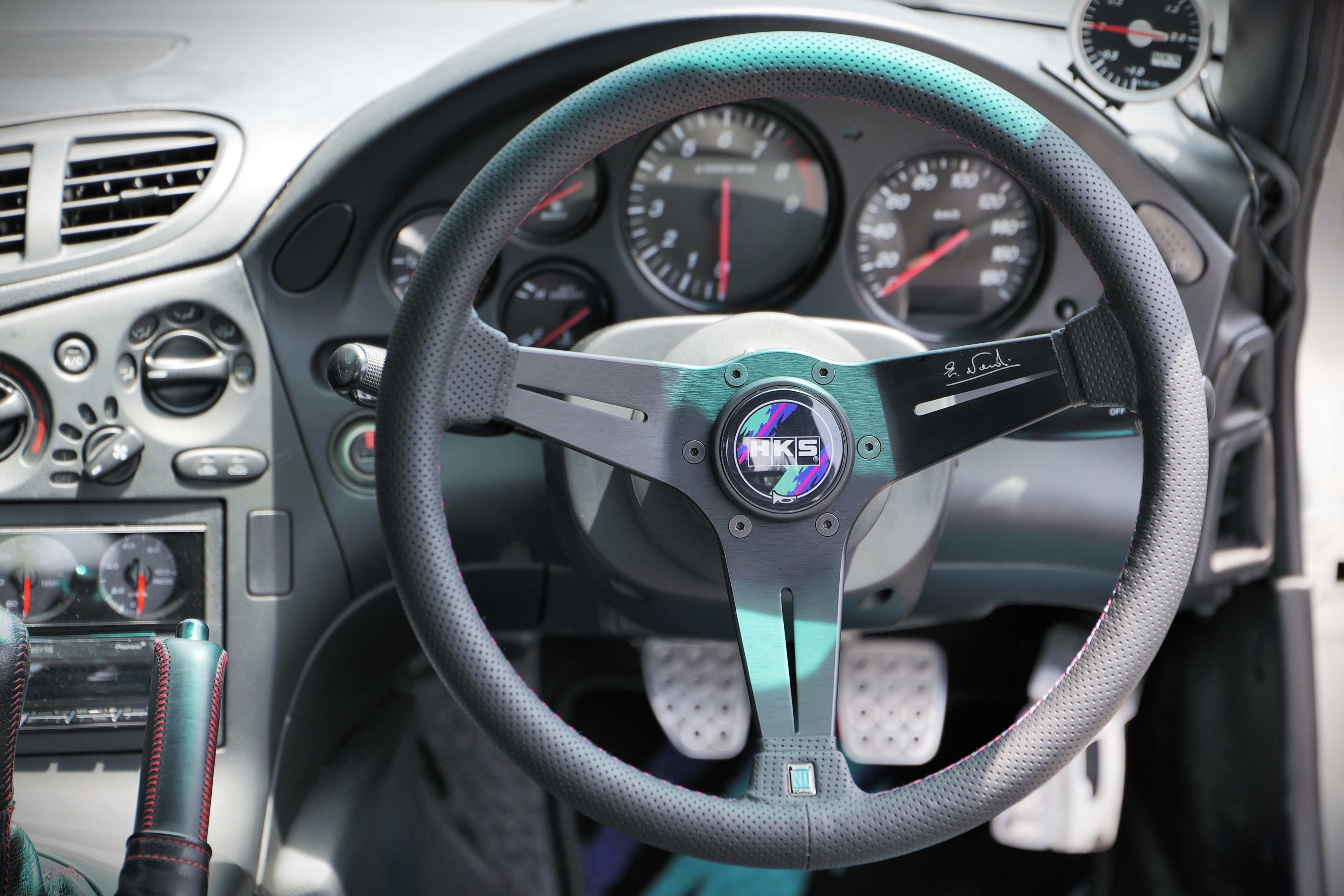 Nardi x HKS Deep Corn Steering Wheel - 340mm - Faction