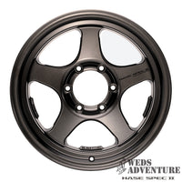 Weds Adventure HaseSpec II 17x8.5" 6x139.7 -6 rueda de bronce EJ con desplazamiento