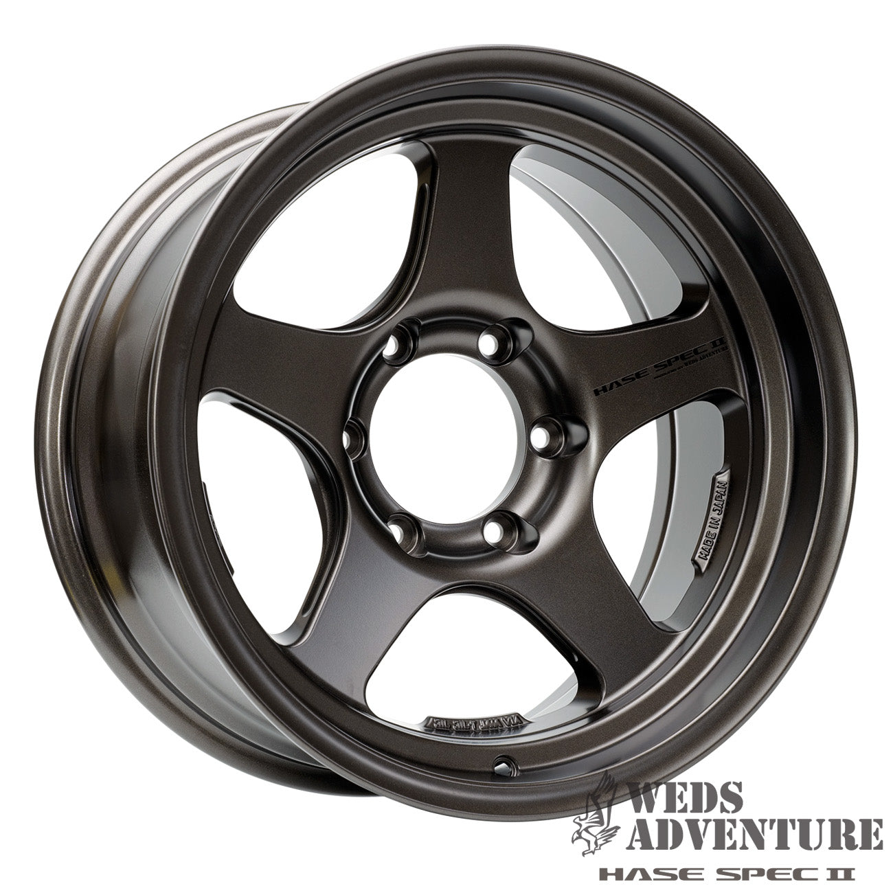 Weds Adventure HaseSpec II 17x8.5" 6x139.7 -6 rueda de bronce EJ con desplazamiento