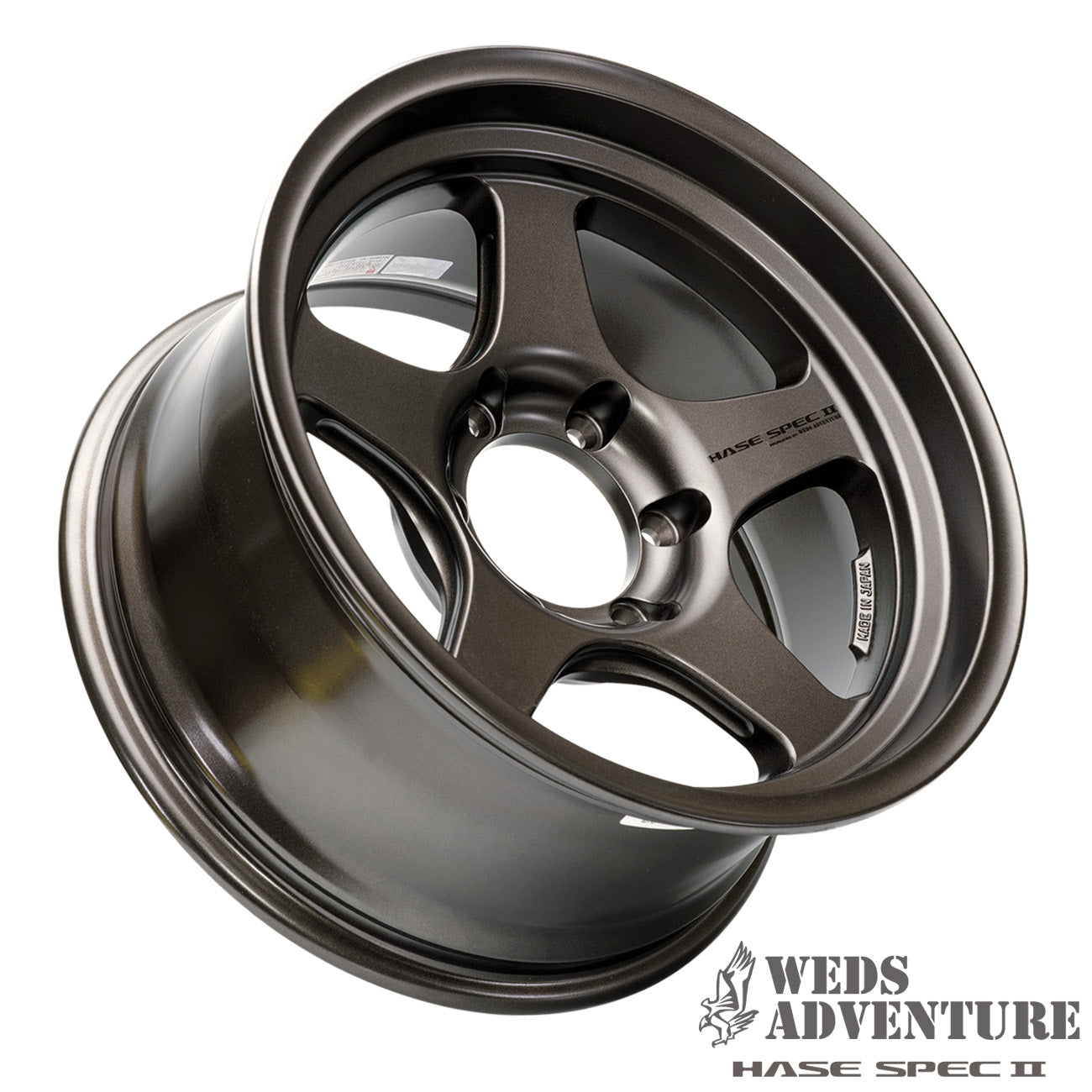 Weds Adventure HaseSpec II 17x8.5" 6x139.7 -6 rueda de bronce EJ con desplazamiento