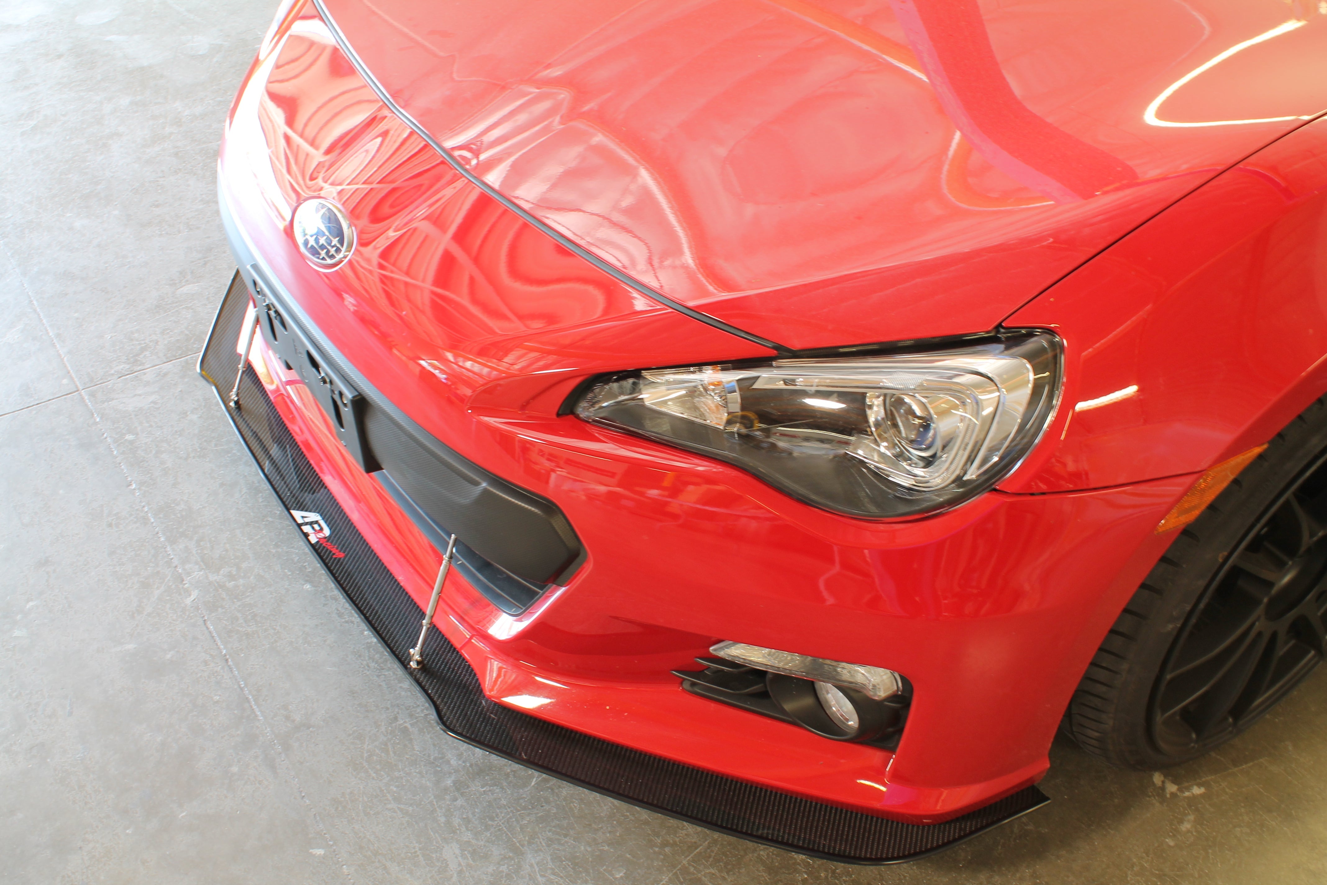 APR Peformance  Subaru BRZ Carbon Fiber Wind Splitter w/ Rods 2013-2016