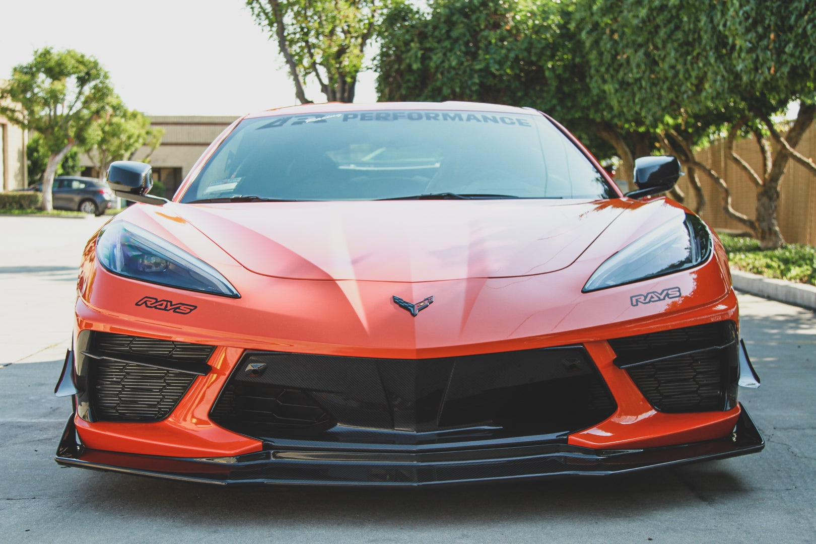 APR Peformance  Chevrolet Corvette C8 Front Bumper Center Bezels 2020-UP