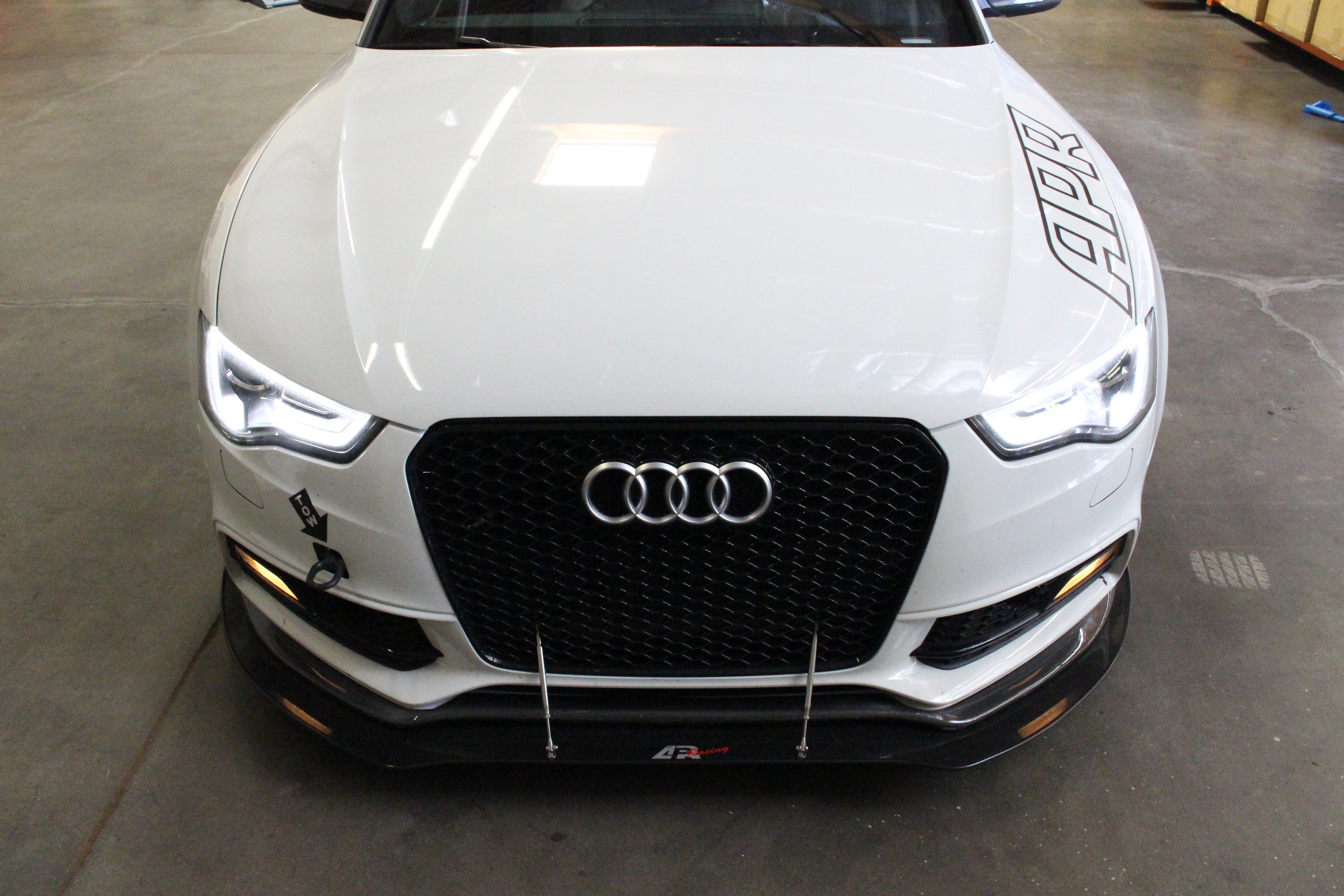 APR Peformance  Audi S5 Stock Bumper Front Wind Splitter 2009-2012