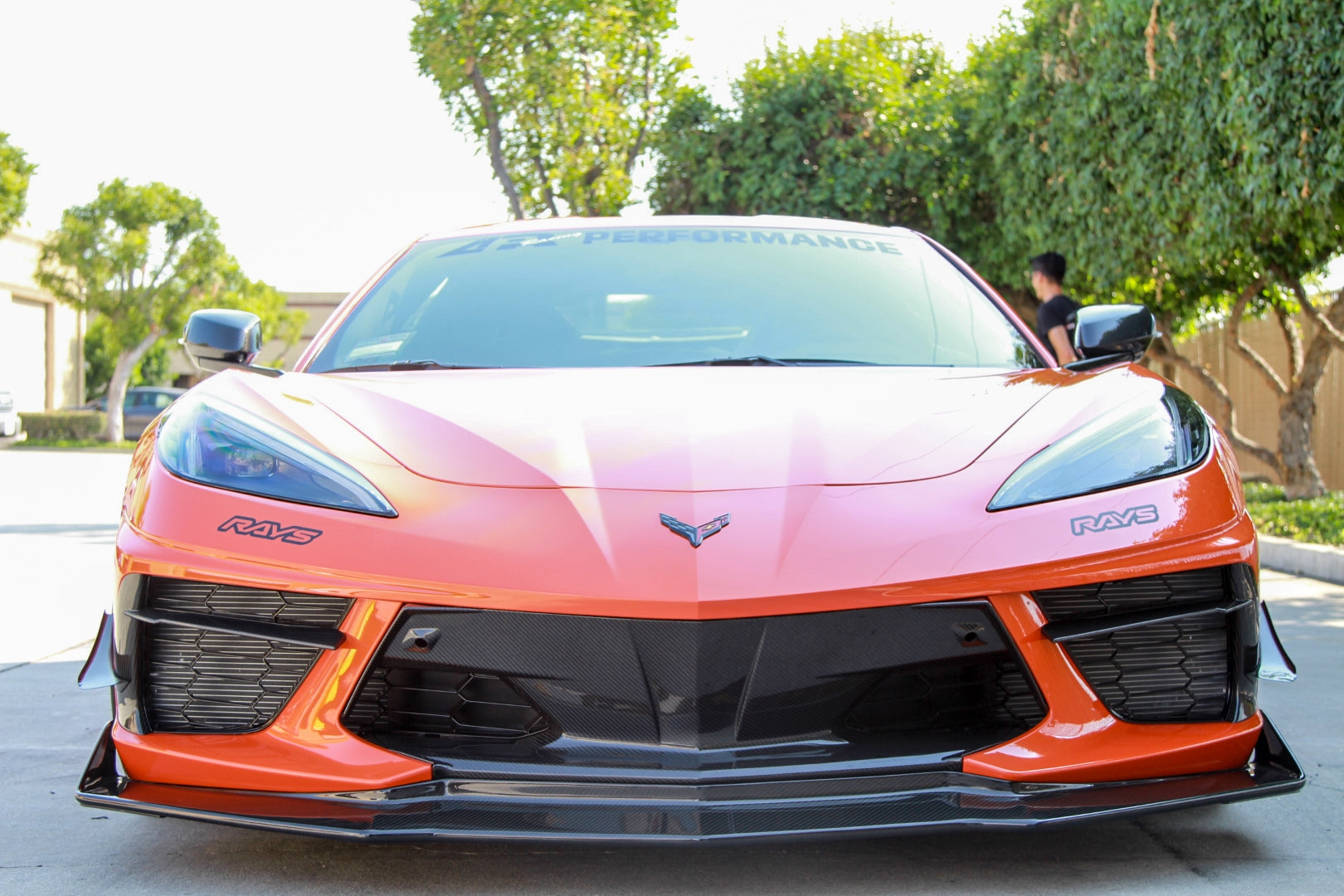 APR Peformance  Chevrolet Corvette C8 Front Bumper Center Bezels 2020-UP