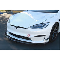 APR Peformance  Tesla Model S Plaid Front Wind Splitter 2021 - UP