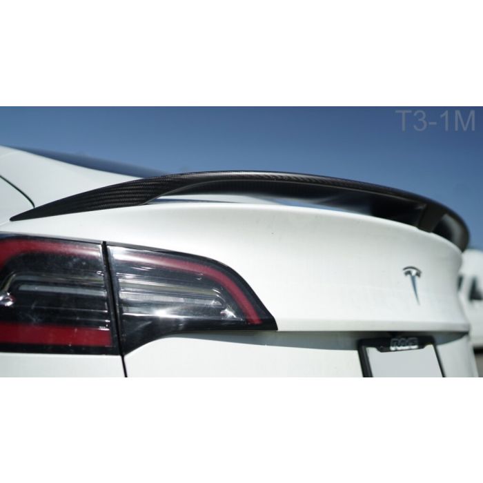 MXP 2017+ Tesla Model 3 Forged Carbon Rear Spoiler