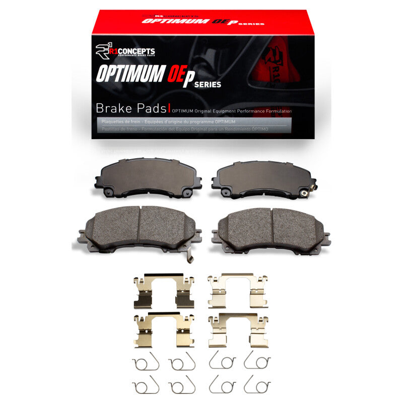 R1 2014-2025 Infiniti Q50 Front R1 Optimum OE Pads & Hardware Kit (2551-1736-01)
