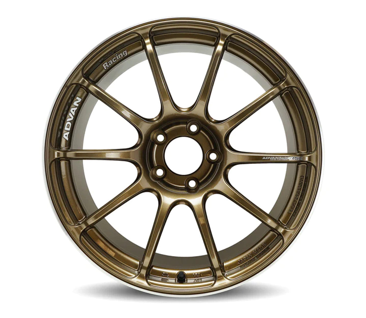 Advan RSIII 18x9.5 +45 5-114.3 Umber Bronze Metallic & Ring Wheel