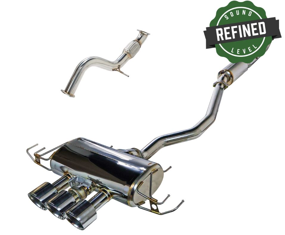 Remark 2023+ Honda Civic Type R FL5 Sports Touring Triple Tip Q-Spec Cat-Back Exhaust w/ Front Pipe (RK-C3076H-09Q)