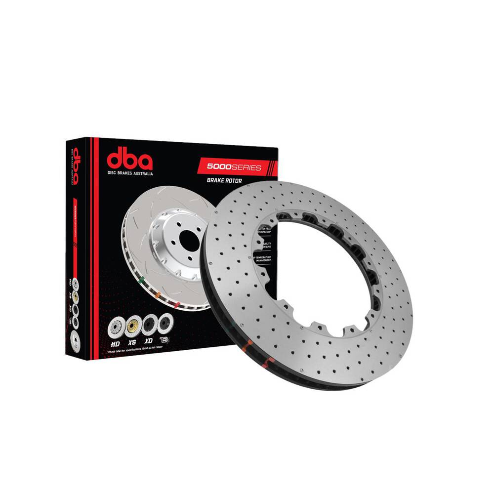 DBA 15-22 Lexus RC350 F Sport Front 5000 Series Drilled & Slotted Ring (53910.1XD)