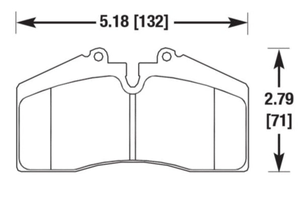 Hawk Stoptech ST-40 Performance Ceramic Street Pads & Rear Pads for Audi/Porsche
