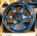 Gram Lights 57DR 17x9.0 +38 5-100 Dark Blue Chrome Wheel