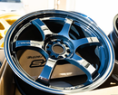 Gram Lights 57DR 18x8.5 +37 5x114.3 Dark Blue Chrome Wheel