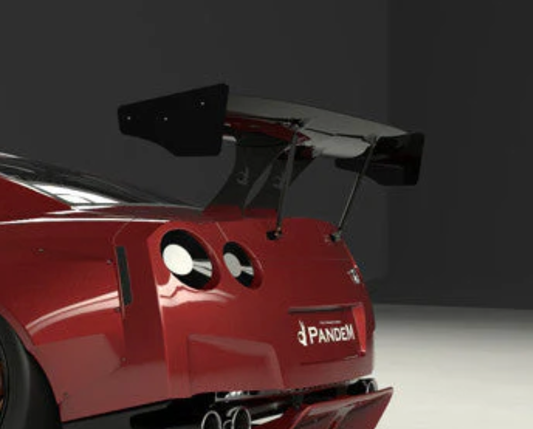 Pandem R354 Pandem 2009+ Nissan GTR R35 Pandem GT Wing (FRP) – KamiSpeed.com