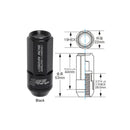 Project Kics CL53 Leggdura Racing Shell Set - Black (20 Pcs) (WSLNK532)