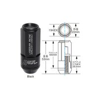 Project Kics CL53 Leggdura Racing Shell Set - Black (20 Pcs) (WSLNK532)