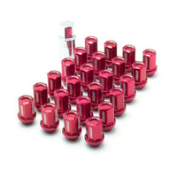 Rays Dura-Nut L37 Straight Type 6H 12x1.50 Lug Nut Set 20 Lug 4 Lock Set in Red
