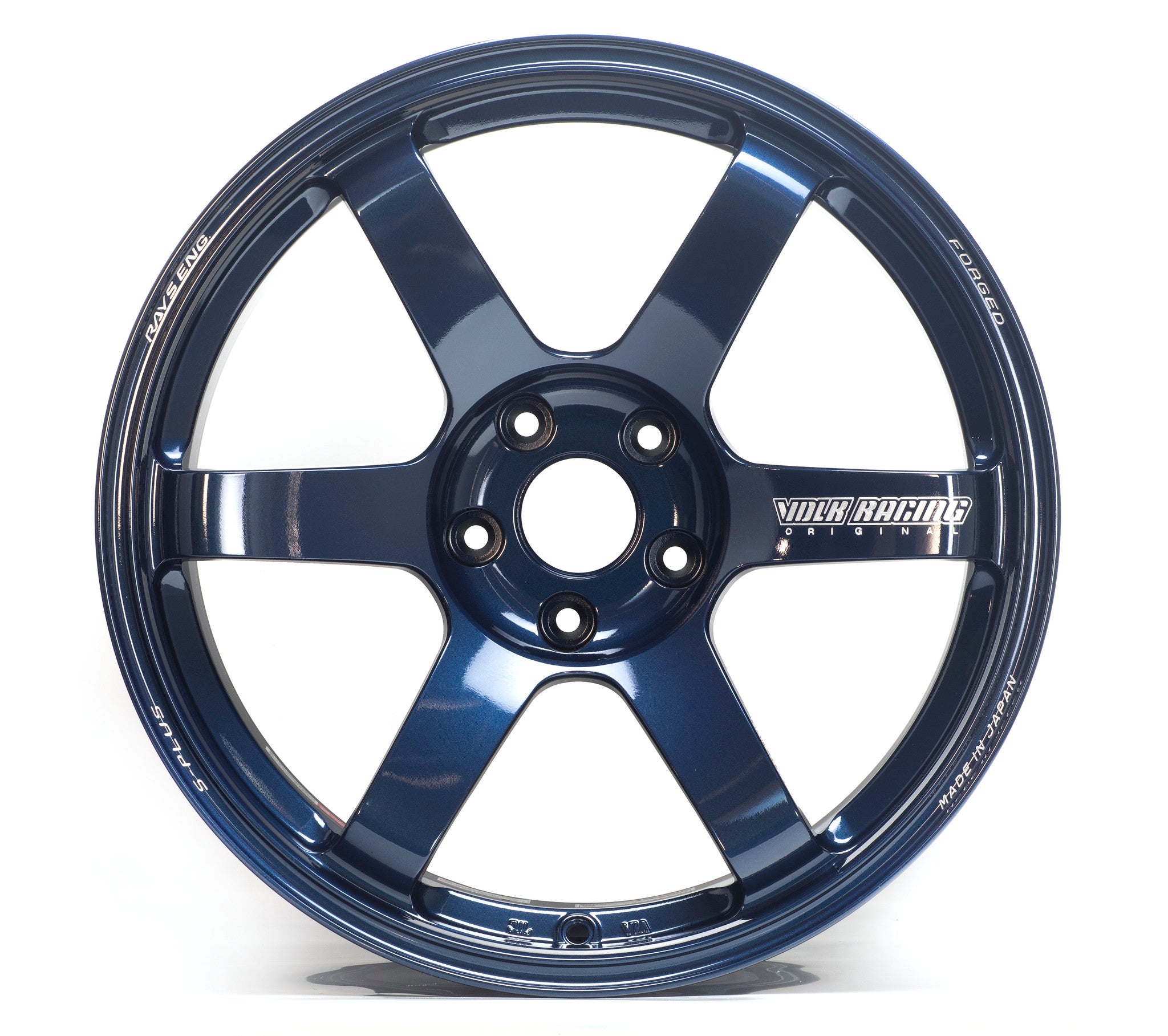 Mag Blue Rims Volk TE37 S-Plus 18x9.5