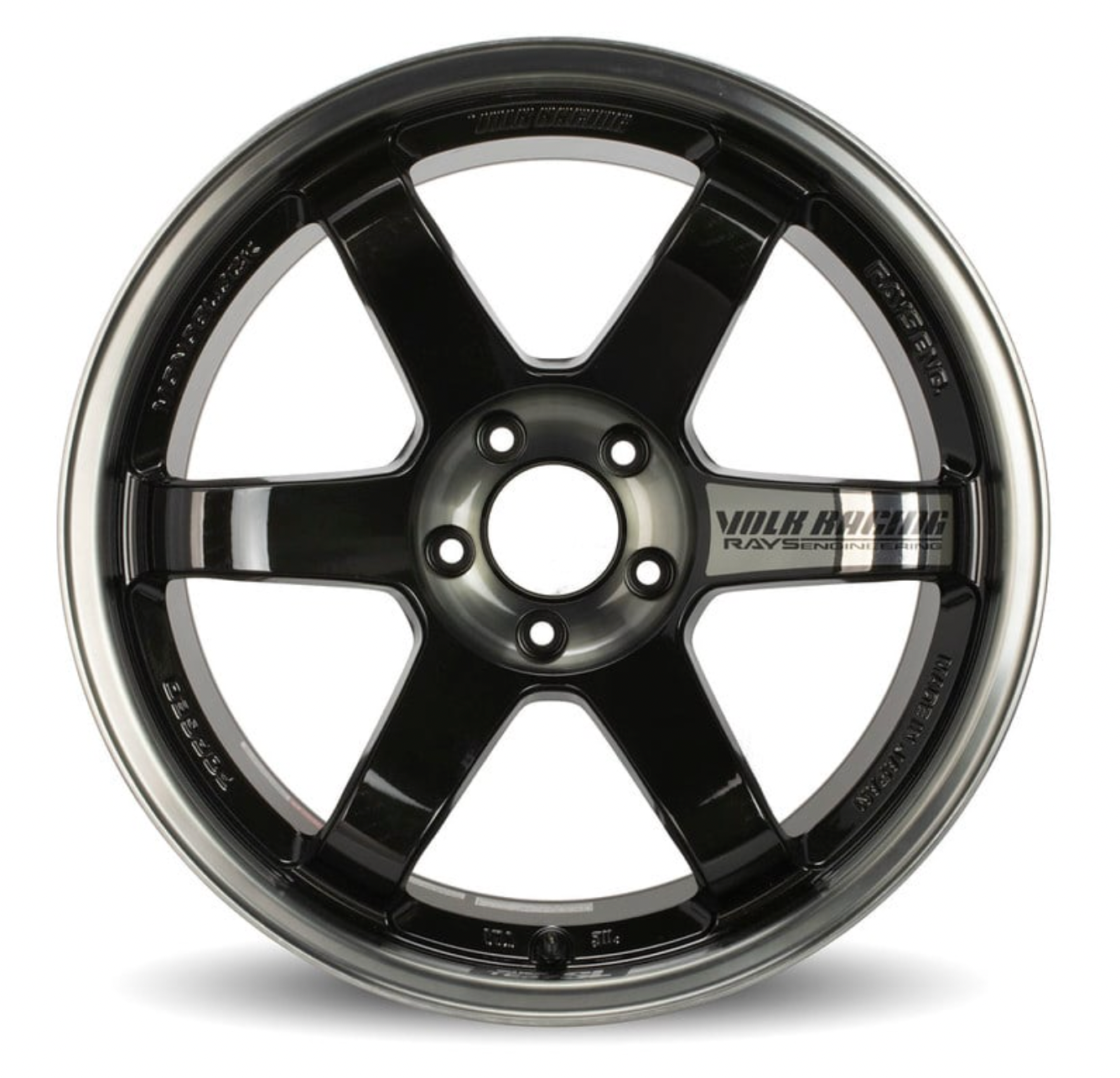 Volk Racing TE37 SL Pressed Double Black Wheel Set in 18x9.5 +38 5x120 (2017+ Civic Type R)