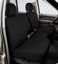 Covercraft 22-23 Toyota Tundra Polycotton SeatSaver Custom Front Row Seat Covers - Charcoal