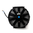 BLOX Racing 12-Inch Electric Slim Fan - Black for Automotive Cooling