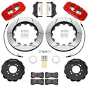 Wilwood Aerolite 6R Front Big Brake Kit for 1995-1998 Nissan Skyline with 14-Inch Slotted Rotors and Flexlines - Red