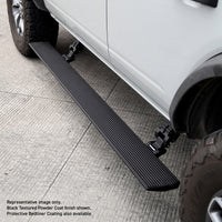 Go Rhino 23-24 Toyota Sequoia 4dr (Excl. Hybrid) E1 Electric Running Board Kit - Bedliner Coating (20443974T)