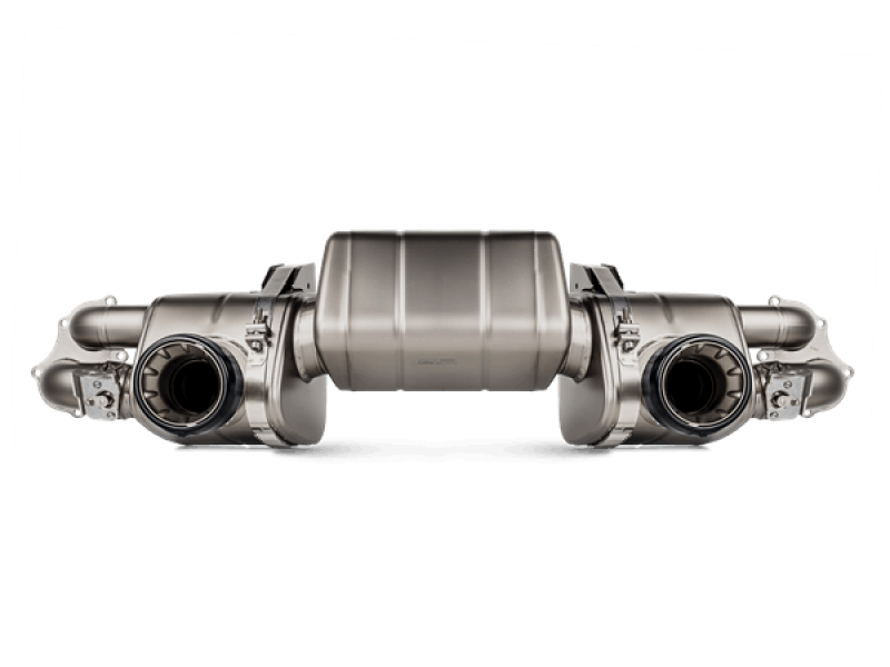Akrapovic Slip-On Race Line Exhaust for Porsche Cayman GT4 (718) 2020+ Titanium - Part AKR S-PO/TI/18/1