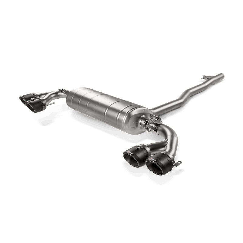 Akrapovic Slip-On Line for 2019-2020 Mercedes-AMG A35 Hatchback with OPF/GPF – Titanium with Carbon Tips