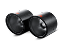 Akrapovic Carbon Tail Pipe Set for 2007-2014 Mini Cooper S R56/R57 by Akrapovic Part Number akrTP-MINR56/57-CA