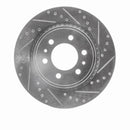 R1 Concepts Ford F-150 RWD Front Right Drilled & Slotted Silver Brake Rotor (Part # RNC631-54204R)