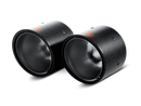 Akrapovic Carbon Tail Pipe Set for 2007-2014 Mini Cooper S R56/R57 by Akrapovic Part Number akrTP-MINR56/57-CA