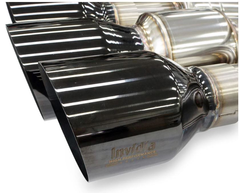 Invidia 22-25 Honda Civic Type R FL5 Q300 Black Tip Cat-back Exhaust (HS22CTRFQ33SBL)