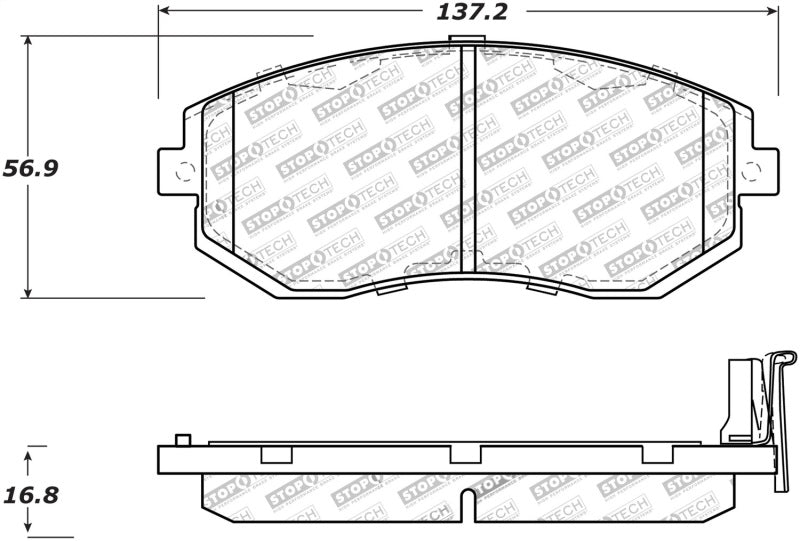 StopTech Performance 13+ FR-S, 86, BRZ, 22+ GR86 Front Brake Pads