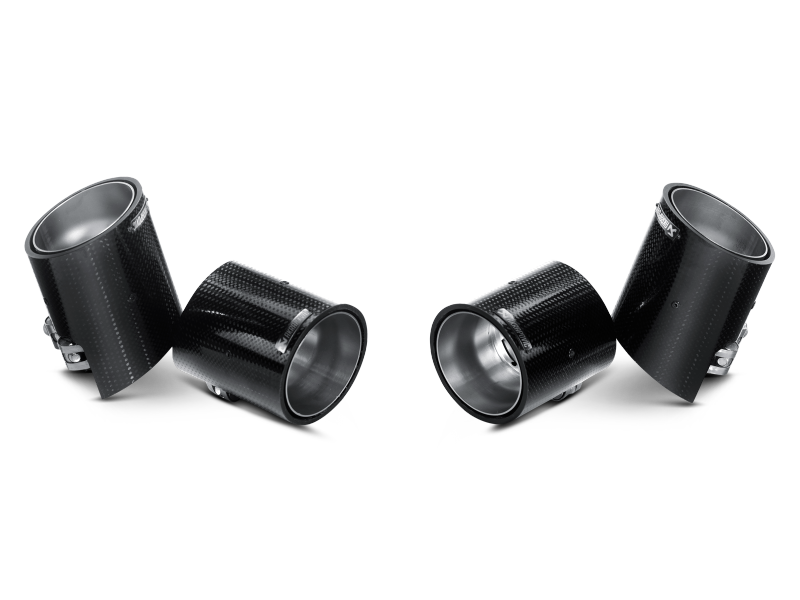 Akrapovic Carbon Tail Pipe Set for 2011-2012 BMW 1 Series M Coupe (E82) – Part Number akrTP-CT/5