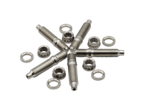 BLOX Racing Stainless Steel Exhaust Manifold Studs 5-Piece Set - M10x1.25, 55mm Length